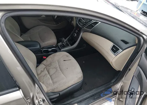 2014 Hyundai Elantra Se from USA, damaged, VIN 5NPDH4AE5EH456517